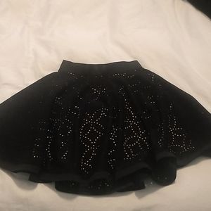 Never Been Worn Black Skirt with Cute Design
